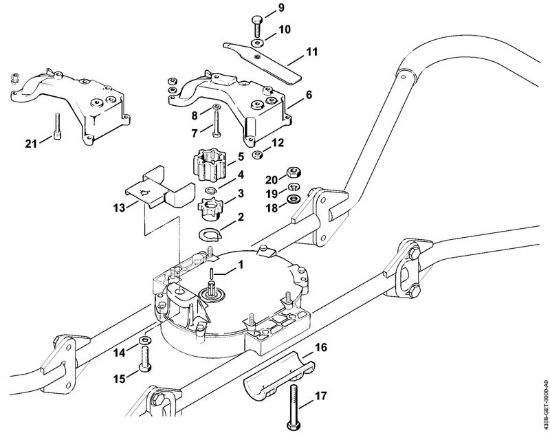 Leva di arresto BT 360 BT 360 brand Stihl